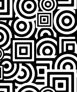 Techno Black and White